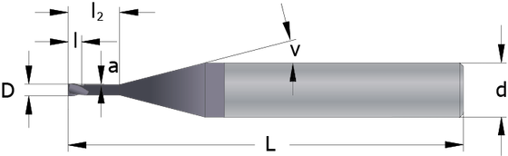 Drawing of a Micro End Mill